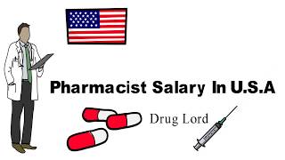 Pharmacists Salary in USA Latest Survey Pharmacist Pay in Texas amp California Per Hour Wage pharmd [upl. by Kcirrek]