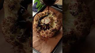 How to Make Whole Roasted Cauliflower with Balsamic Glaze amp Parmesan [upl. by Roi]