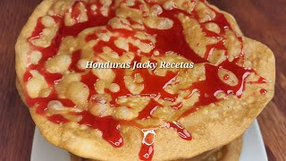 🇭🇳Deliciosas Hojuelas Receta Paso a Paso👌🇭🇳 [upl. by Ondrej]