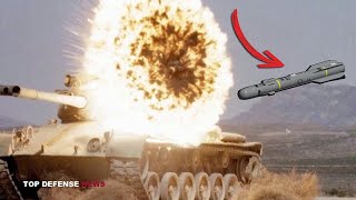 BRIMSTONE British Antitank Missile Used to Destroy Russian Tank [upl. by Davidson]