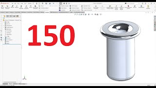 تمارين علي سوليدووركس 2024  تمرين رقم 150 Solidworks Exercise 150 [upl. by King128]