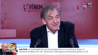 Alain Finkielkraut est l’invité de quotLévénement du dimanche LCIquot [upl. by Nattie250]