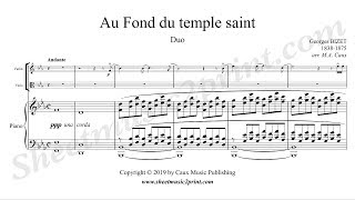 Au Fond du temple saint  Violin viola and piano [upl. by Stan]