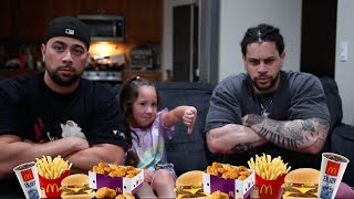 He Kicked Us Out After This  Mcdonalds Mukbang [upl. by Ardnuaed]