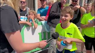 4 Mijl van Sneek kidsrun interviews [upl. by Inaleon]