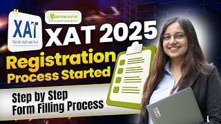 XAT 2025 Registration Process Started Step By Step Form Filling Process [upl. by Anaert]