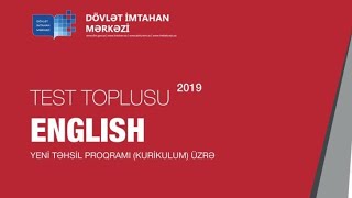 İngilis Dili yeni 2019 test toplusu  2ci hissə CAVABLAR  HD [upl. by Laura]