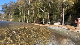 Rocky Broad River Crossing  Helene Destruction in Fairview amp Gerton NC  45 weeks of rebuilding [upl. by Farah]