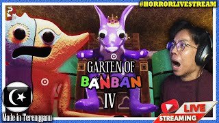 SERAM DASAR TALAM DUA MUKA 🔴 Garten of Ban Ban IV Gameplay Malaysia HorrorLivestream [upl. by Terryn]