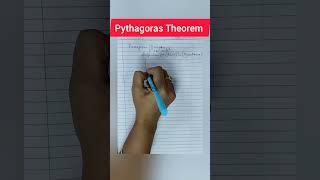 Pythagoras Theorem shortsfeed infoeduflowmathsytshorts shortspythagorastheorem viralvideo [upl. by Rufina]