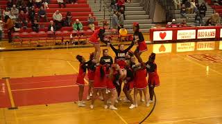 Jamesville Dewitt High School Cheer Team JDHS Halftime Show December 8 2023 [upl. by Krishnah905]