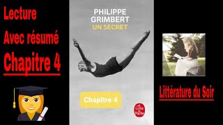 4  Un secret  chapitre 4  livre audio  résumé  Philippe Grimbert [upl. by Beach]