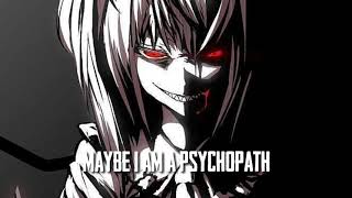 Nightcore  Psycho killerLyrics [upl. by Cann]