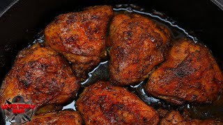 YOULL NEVER BAKE CHICKEN THIGHS ANY OTHER WAY  JUICY TENDER OVEN BAKED CHICKEN RECIPE [upl. by Sumetra]