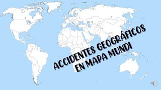 Accidentes geográficos en mapamundi 2020 [upl. by Amleht]