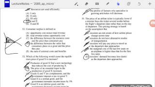 AP Microeconomics Multiple Choice  Part 3 [upl. by Imogene]