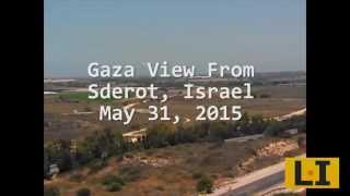 Gaza View from Sderot Israel [upl. by Aileen]