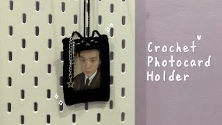 AGUST D Crochet Photocard Holder ✨ Crochet TUTORIAL💕 [upl. by Onaireves]