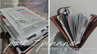 Get The Most From A Pocket Planner  First Impressions Kokuyo Paper  LV PM Agenda  Plan With Bee [upl. by Haidedej]