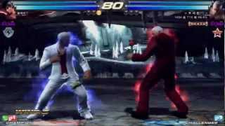 Tekken Tag 2 Unlimited Knee BryanSteve vs LowHigh BryanLaw part 2 [upl. by Lenny140]