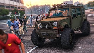 GTA 5 ZOMBIE Apocalypse ESCAPE Mod GTA V Mods [upl. by Spalding814]