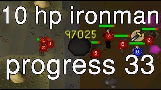 OSRS 10HP IM Progress 33 preparations before melee training [upl. by Enrika]