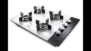 Prestige 4 burner gas stove actual Review  Prestige Hob Glass Top 4 Burner Auto Ignition Gas Stove [upl. by Fidele558]