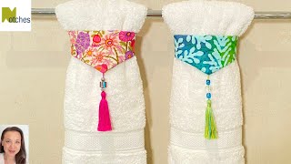 DIY Decorative Hand Towel Holder  Quick and Easy Gift Idea [upl. by Alag]