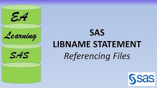 SAS LIBNAME statement [upl. by Ihcekn]