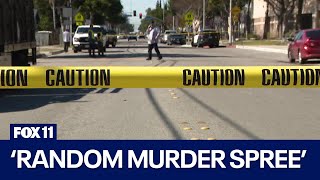 Random murder spree in LA County 2 arrests made [upl. by Wickham755]