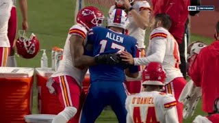 NFL Scary Sideline Collisions of the 2023 season [upl. by Tedra]