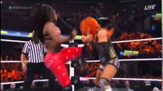 Fired Repeated Kicks to Becky Lynch [upl. by Baker]