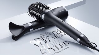 Effortless Blowout with REVLON Hair Dryer and Styler Perfect Volume amp Shine for All Hair Types [upl. by Shue]