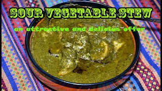 torsheh vash  Persian sour and nutritious stew recipe persian recipe [upl. by Nivle]