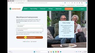 SeniorWeb inloggen en nieuw wachtwoord instellen [upl. by Hankins]