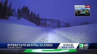 California Snowstorm  Heres what I80 looks like after days of closures [upl. by Patt]