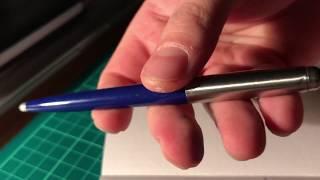 Parker Jotter ballpoint pen [upl. by Econah]