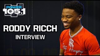 Roddy Ricch Talks Nipsey Hussle Inspiration Working With Post Malone  Making Music In Jail [upl. by Dunaville]