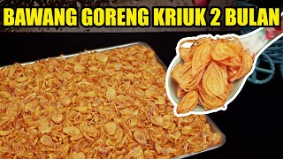 Bawang Goreng Renyah Tanpa Tepung Kesat Minim Minyak [upl. by Agee511]