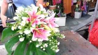 Florist Singapore  How to make Lily Hand Bouquet  Best Singapore Florist [upl. by Evans]