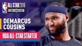 DeMarcus Cousins 2018 AllStar Starter  Best Highlights 20172018 [upl. by Atirat]