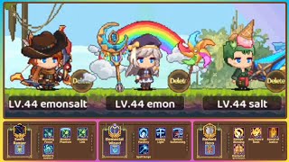 Maple Tale — C3 Skills Preview  Soloing a Dungeon Using 3 Classes Archer Mage Warrior [upl. by Atalaya]