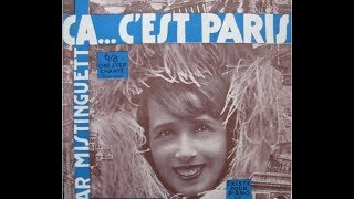 Mistinguett quot ça cest Paris  quot 1948 [upl. by Yehs352]