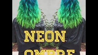 Neon BlueampGreen Hair [upl. by Eagle]