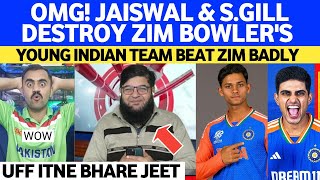 Omg Jaiswal Brilliant Batting Again BAMBOOZLED Zimbabwe  Young India Again BIG WIN Vs Zim [upl. by Ethe]