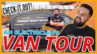 TOP ELECTRICIANS VAN TOUR WHATS IN THE BLACK BULLET🤩🤩🤩 [upl. by Blasius]