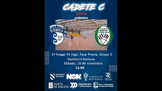 REDONDELA FS Goyca cadete C  CD Mosteiro Bembrive FS 16112024 [upl. by Htrahddis]