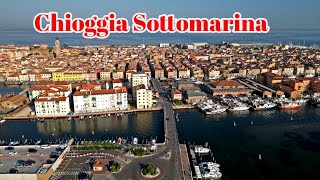 Experience the Magic Chioggia Sottomarina Aerial Tour in 4K  Venice Italy [upl. by Neilla]