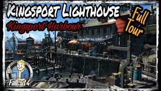 FALLOUT 4  Kingsport Lighthouse  Harbour Tour PS4 [upl. by Nicola858]