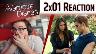 The Vampire Diaries 2x01 quotThe Returnquot Reaction [upl. by Anhej]